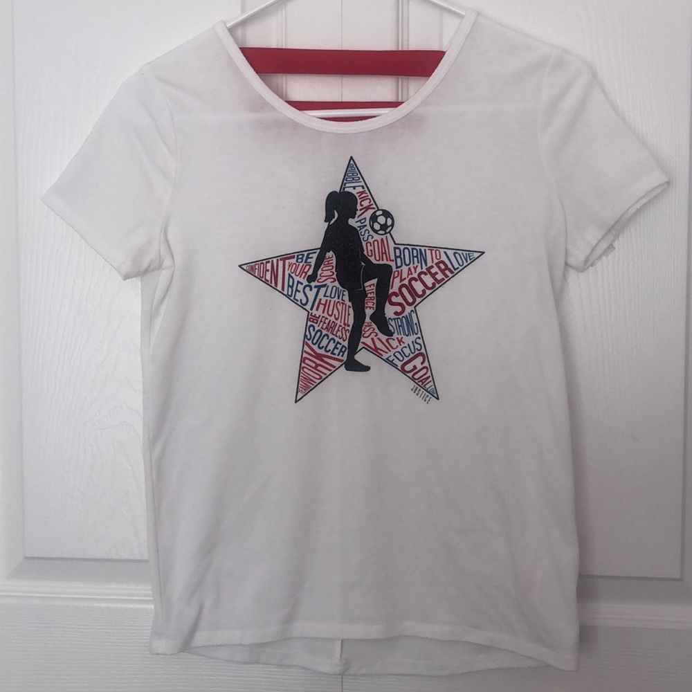 Girls Soccer Tee
